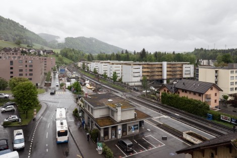 stazione ferroviaria Littau tubi drenaggio canalette passacavi