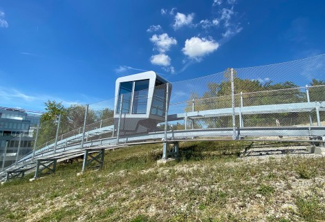 Standseilbahn Butzenbüel Stahlrohre Stahlprofile Stahlträger Flachstahl